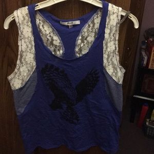 Blue printed tank